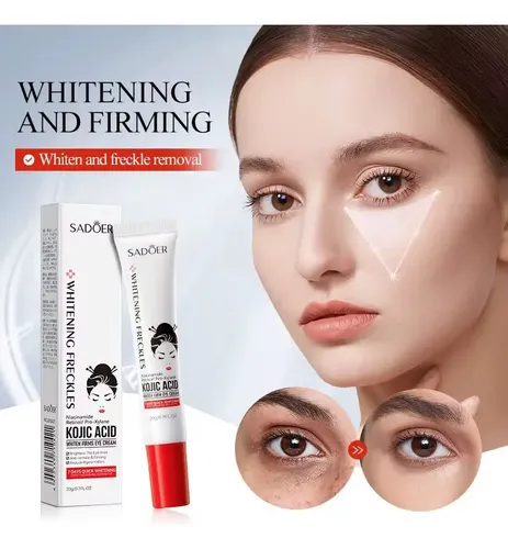 Crema Ojos, Ácido Kójico, Retinol, Desvanece Gránulos,aclara Todo Tipo De Piel Día/noche