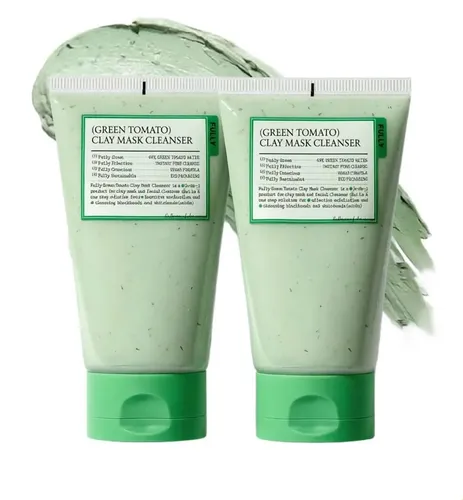 Mascarilla Limpiadora De Arcilla De Tomate Fully Green 2pack
