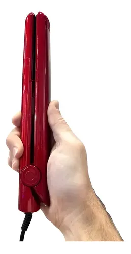 Plancha De Pelo Alisador De Cabello Profesional Om Fina Color Rojo