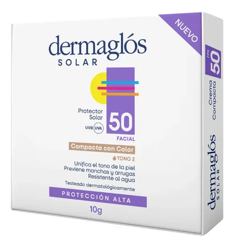 Dermaglos Solar Facial Compacto T2