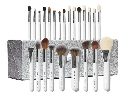 Set 24 Brochas Maquillaje Morphe Jaclyn Hill Rostro y Ojos con Estuche