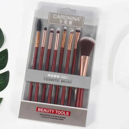 Set De 8 Pinceles De Maquillaje Para Principiantes Pincel De