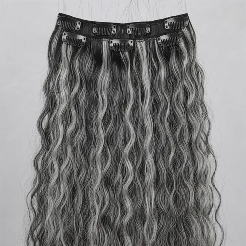 Cortina De Cabello Orgánico 6 Piezas Con Movimiento Ondas