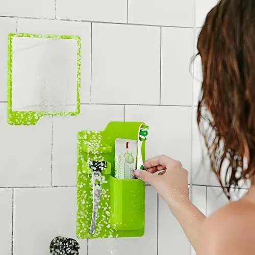 Organizador De Silicona Para Brochas Y Cepillos Para Baño