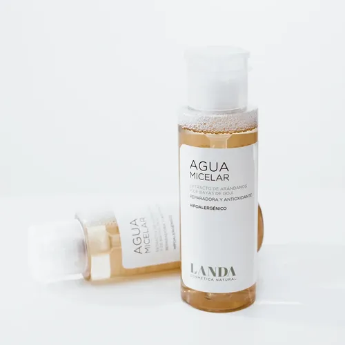 Landa Agua Micelar Desmaquillante Limpieza Facial Vegana