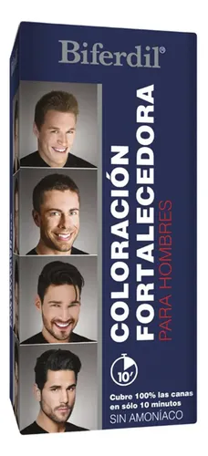 Biferdil Coloración Fortalecedora Masculina Tono Castaño claro