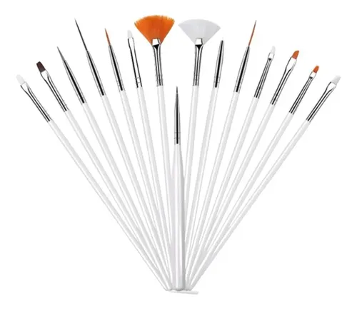 Kit De Decoracion Para Manicura Pintar Dibujar Pinceles