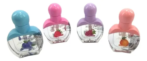 Set X 4 Brillo Labial Glip Gloss Frutales Pink 21 Aplicador
