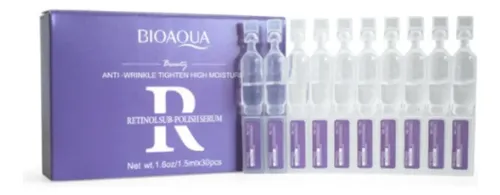 Ampolletas Retinol Antiarrugas Antimanchas Aclarante Cj 30pz Momento De Aplicación Noche Tipo De Piel Todo Tipo De Piel