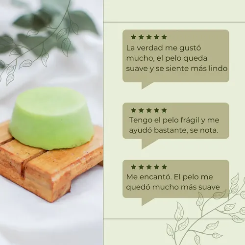 Acondicionador Solido, Ortiga, Fortalecedor, Natural, Vegano