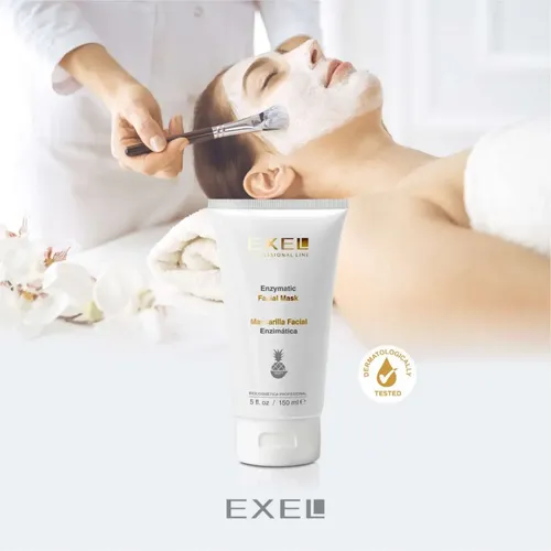 Máscara Facial Enzimática Exfoliante Peeling Exel Tipo de piel Todo tipo de piel