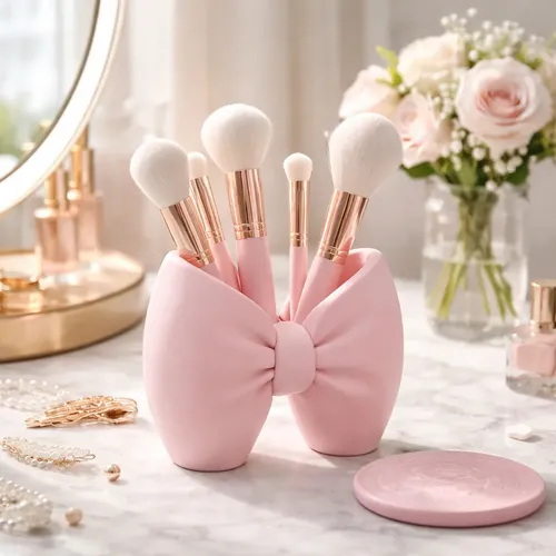 Organizador Moño Lazo Porta Brochas Lapicero Coquette