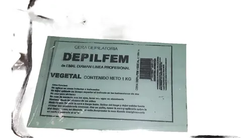 Cera Depilatoria Depilfem Vegetal 1 Kg