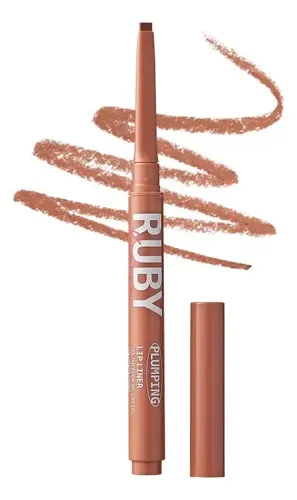 Delineador Labios Retractil Ruby Kisses Plumping Lip Liner Color Soft Brown