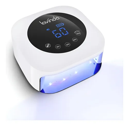 Lámpara Uv Led Recargable 54w Con Display Y Sensor