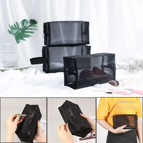 Paquete De Malla, Bolsa De Maquillaje, Estuche De Viaje