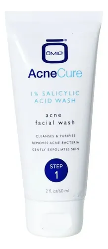 Limpiador Facial Acid Salicilic 1% Omic Acné Poros Grass