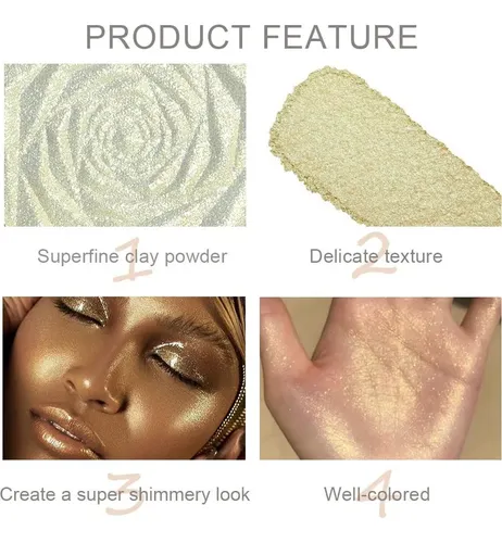 Iluminador Facial Paleta Evpct Blonde Gold 0.1 Oz