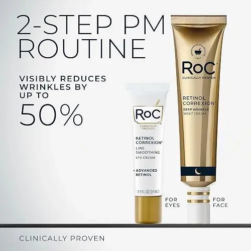 Roc Retinol Correxion Crema Para Debajo De Los Ojos Ojeras