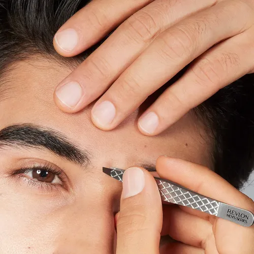 Pinzas Revlon Para Depilación De Cejas Para Hombre, Serie S,