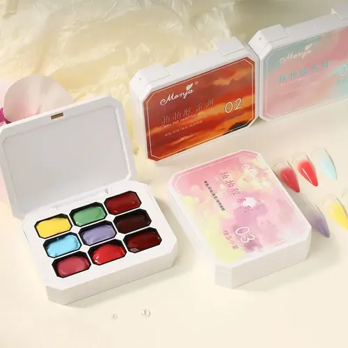 Nuevo Gel De Uñas Moderno Con Alta Saturación Y Un Diseño De