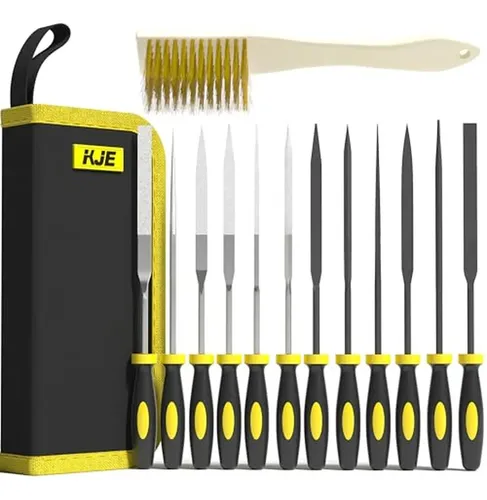 Juego De Limas Con Agujas Kje De 13 Piezas, El Juego De Arch