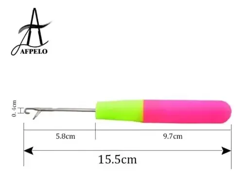 Aguja Para Colocar Extensiones De Pelo Trenzas O Rastas