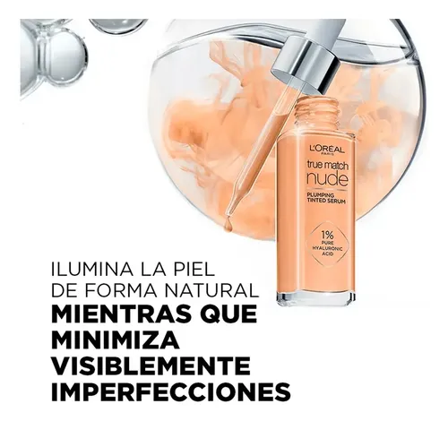 Base Maquillaje Liquida Loreal Paris True Match Serum 30ml Tono 012