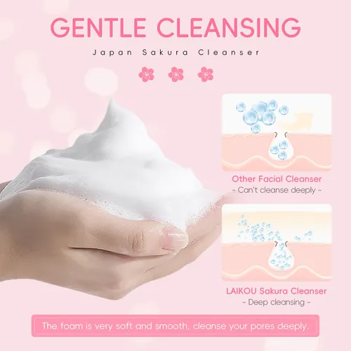 Set De Cuidado Facial Quiyum Sakura 3 Pzs Hidratante Durader