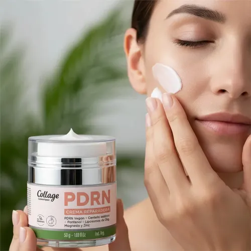Crema Reparadora Pdrn Vegano Collage Con Centella Y Pantenol Todo Tipo De Piel Día/noche