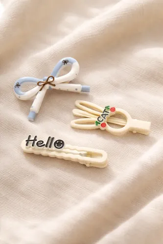 Hebillas Clips Broches Para Pelo Niñas Metálicas Divertidas