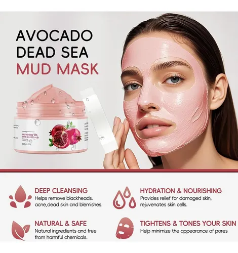 Mascarilla De Arcilla Facial Granada Oupeicharm