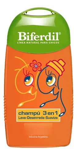 Biferdil Champú Para Niños 3 En 1 X 250 Ml – Naranja