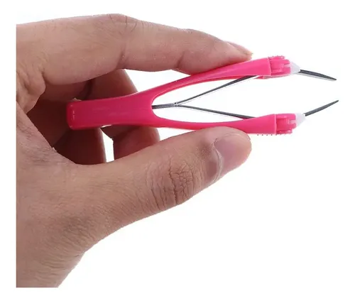 2 Pinzas Profesionales Para Cejas Retráctiles