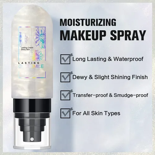 Spray Fijador Iluminador Shimmer Glow 3.15 Oz