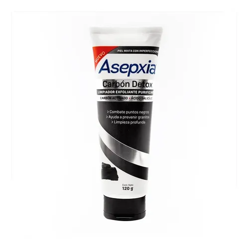 Asepxia Carbon Gel Exfoliante 120 G