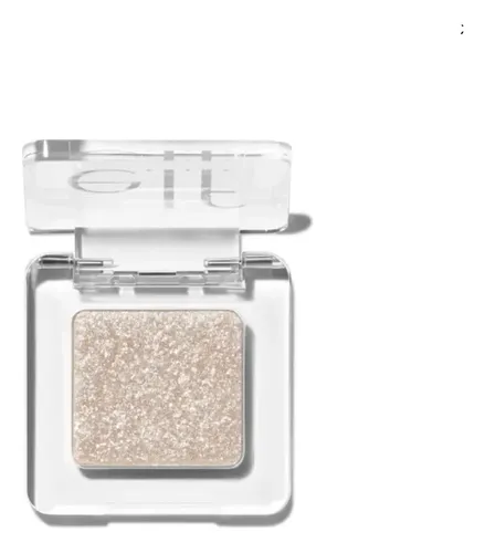 Elf Fine As Fleck Glitter Eyeshadow Sombras Brillantes Color White Hot
