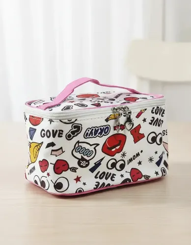 Neceser Porta Cosmeticos Maquillaje Brochas Bolso Estuche Color Veoquiero