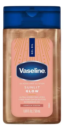 Vaseline Cocoa Body Oil Shimmer 50 Ml Tamaño Viajero Vainilla Cocoa