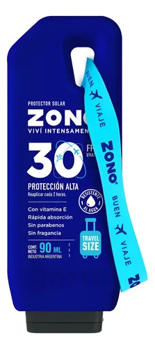 Zono Protector Solar Travel Size Fps 30 90 Ml