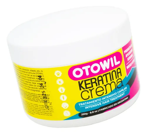 Otowil Keratina Crema Máscara Antifrizz Nutritiva X 250g