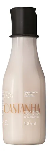Jabon Liquido Cremoso Para Manos Castaña Natura Ekos 100 Ml