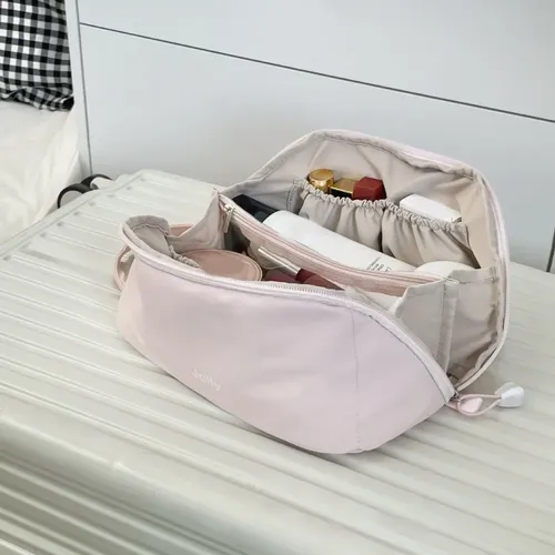 Estuche Cosmético Simple Para Maquillaje Mujer Con Varias Ca
