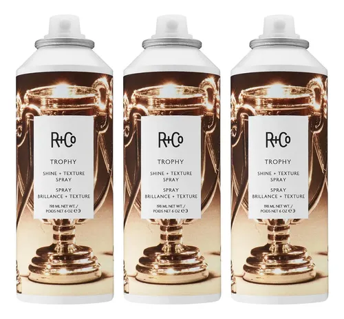 Spray De Textura Y Brillo R+co Trophy 6 Oz Paquete De 3