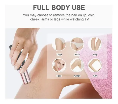 Depiladora Facial Sin Dolor Para Mujer, Diseño Compacto Y