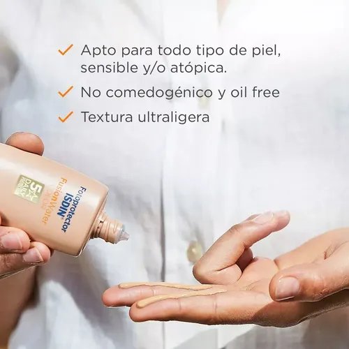 Protector Solar Facial Isdin Foto Fusion Water Color Spf50