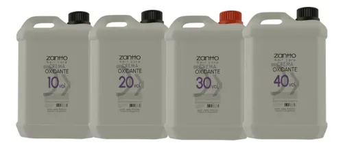 Crema Oxidante 20 Volumenes Zantto X 5 Litros Tono 20 vol