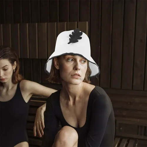 Gorro De Sauna De Fieltro Para Ducha Y Baño, Gorro De Vapor
