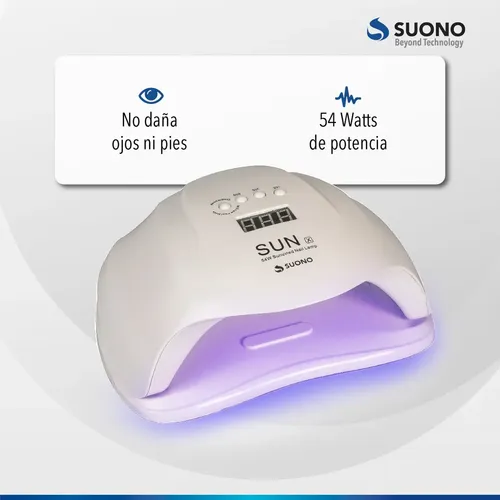 Cabina De Uñas Profesional 54w Suono Snbc-1001 Luz Led Uv Color Blanco