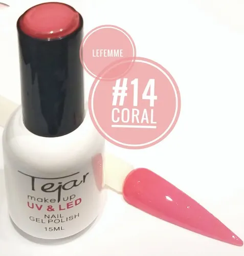 Esmalte Semipermanente N°14 Uv/ Led Tejar Lefemme